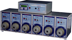 Automatic Peristaltic Dosing Pump or multichannel battery filling pump